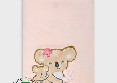 Βρεφική κουβέρτα - οργανικό βαμβάκι | ΑΝΟΙΧΤΟ ΡΟΖ - Energiers - 